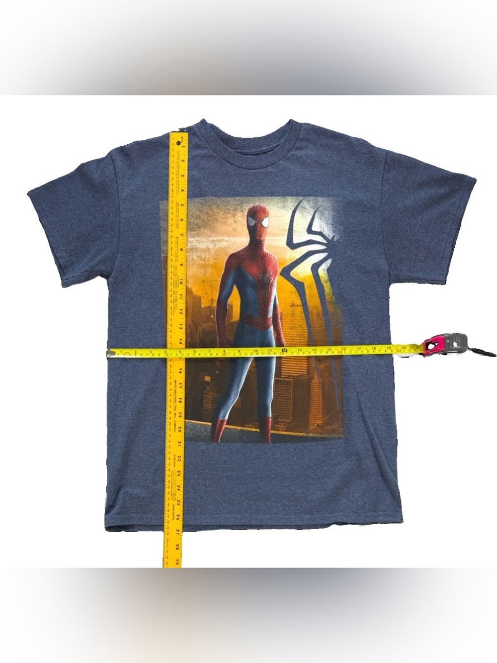 The Amazing Spider-Man 2 Andrew Garfield Movie Promo T Shirt Men's Medium Blue - Picture 4 of 4